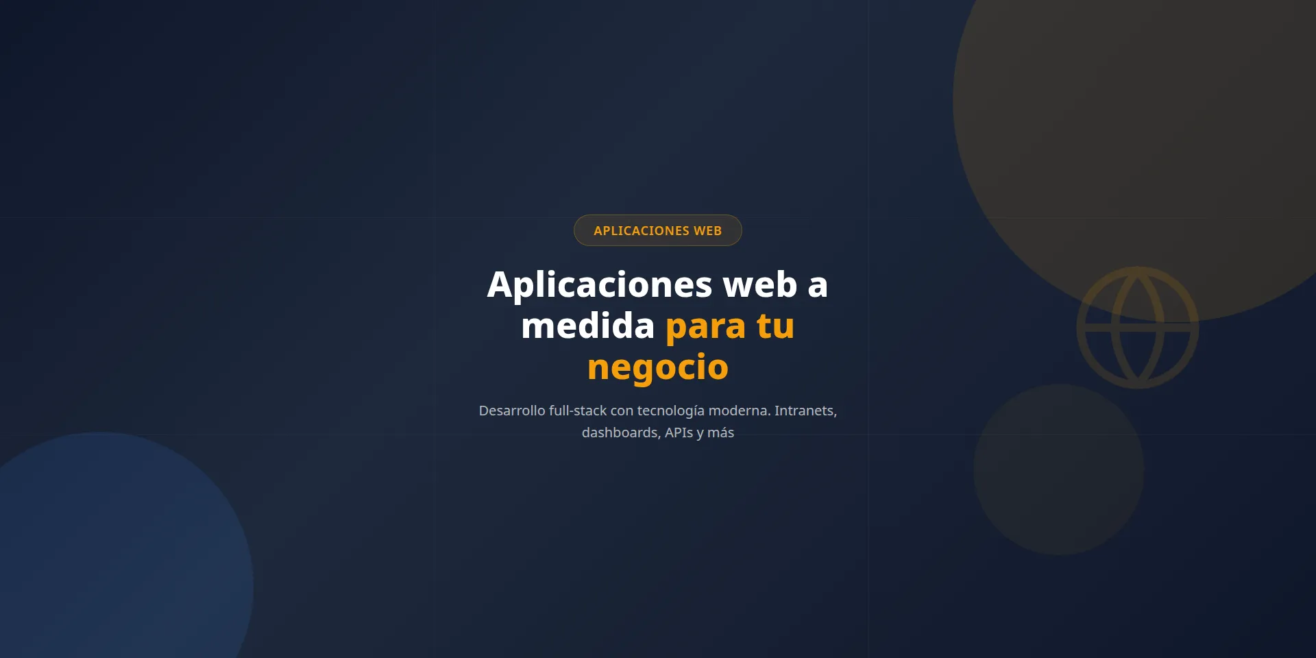 Desarrollo de aplicaciones web a medida para empresas