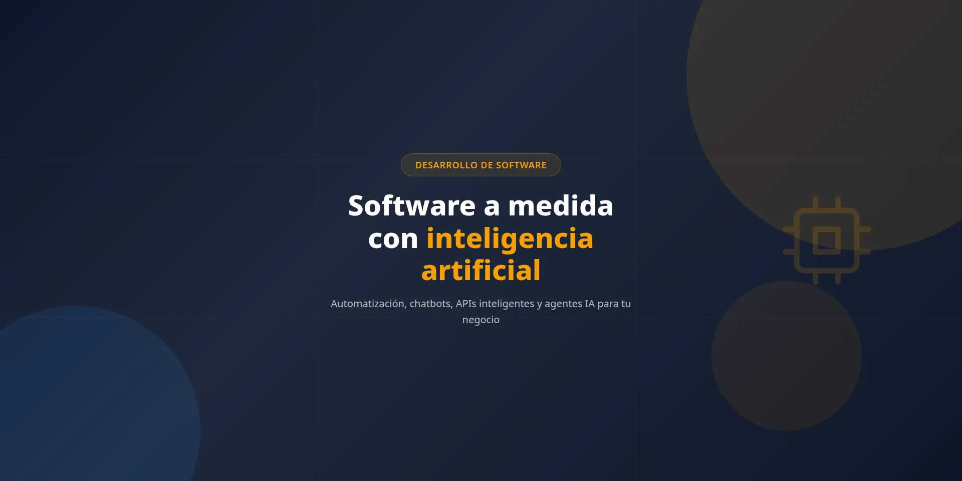 Desarrollo de software a medida con inteligencia artificial