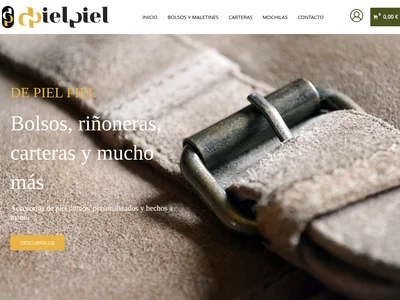 E-commerce de calzado artesanal De Piel Piel