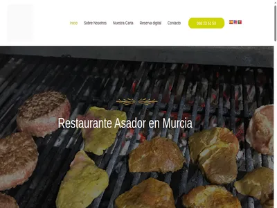 Diseño web para Restaurante Asador Cánovas con carta digital y reservas online