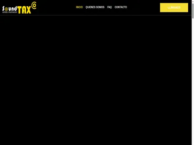 Diseño web para SoundTax, empresa de alquiler de sonido e iluminación
