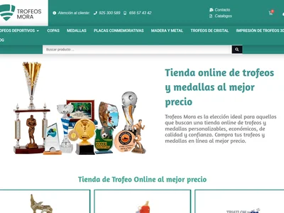 Tienda online de trofeos y medallas Trofeos Mora